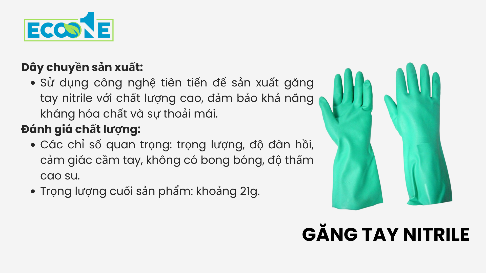 Thông tin cơ bản về găng tay nitrile